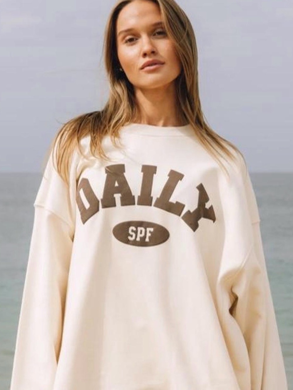 Daily Drills x Sun Bum Oversized Crewneck